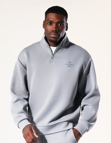 Men's R Tech Leisure 1902 Quarter Zip - Ash