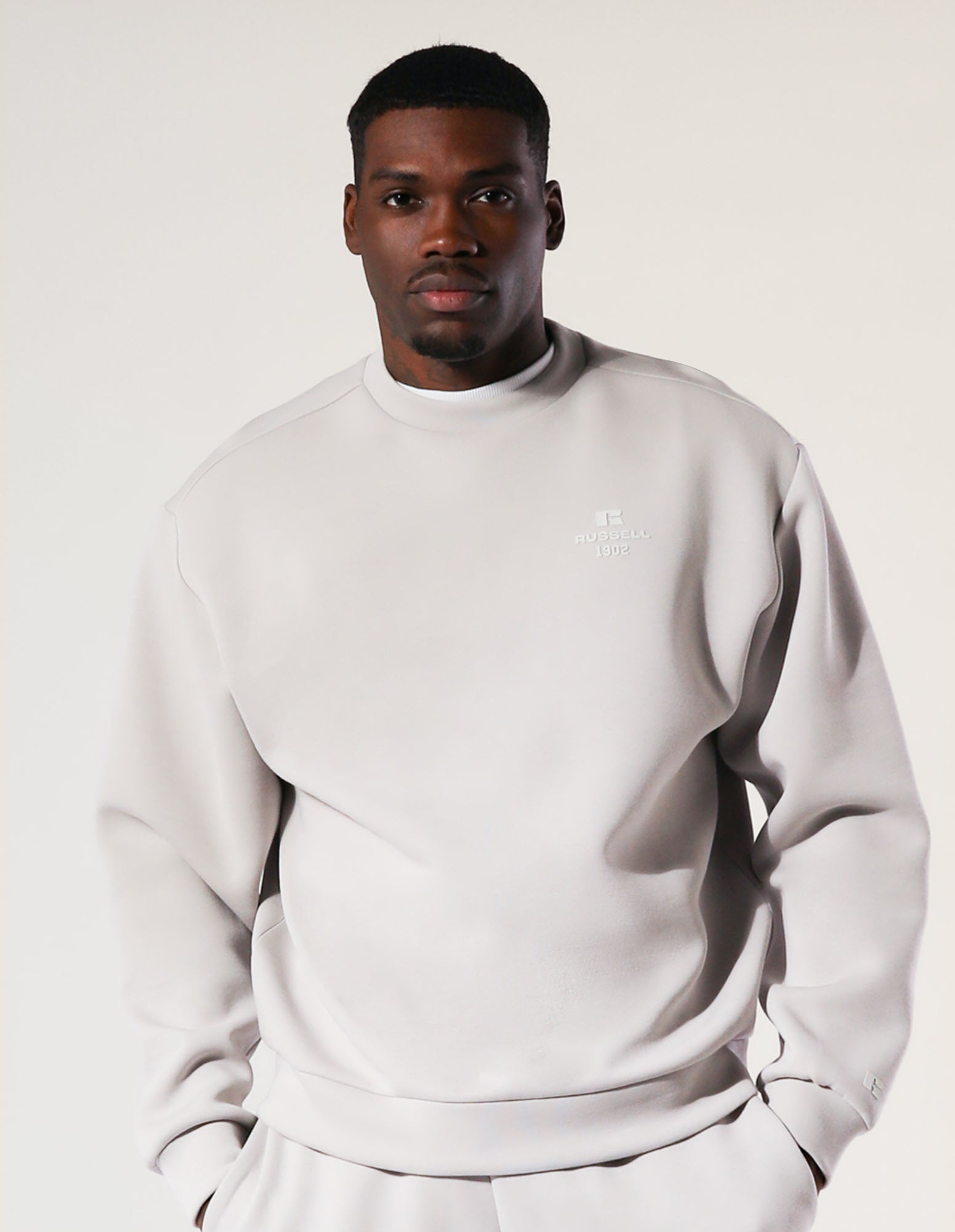 Men's R Tech Leisure 1902 Crew - Antartica White