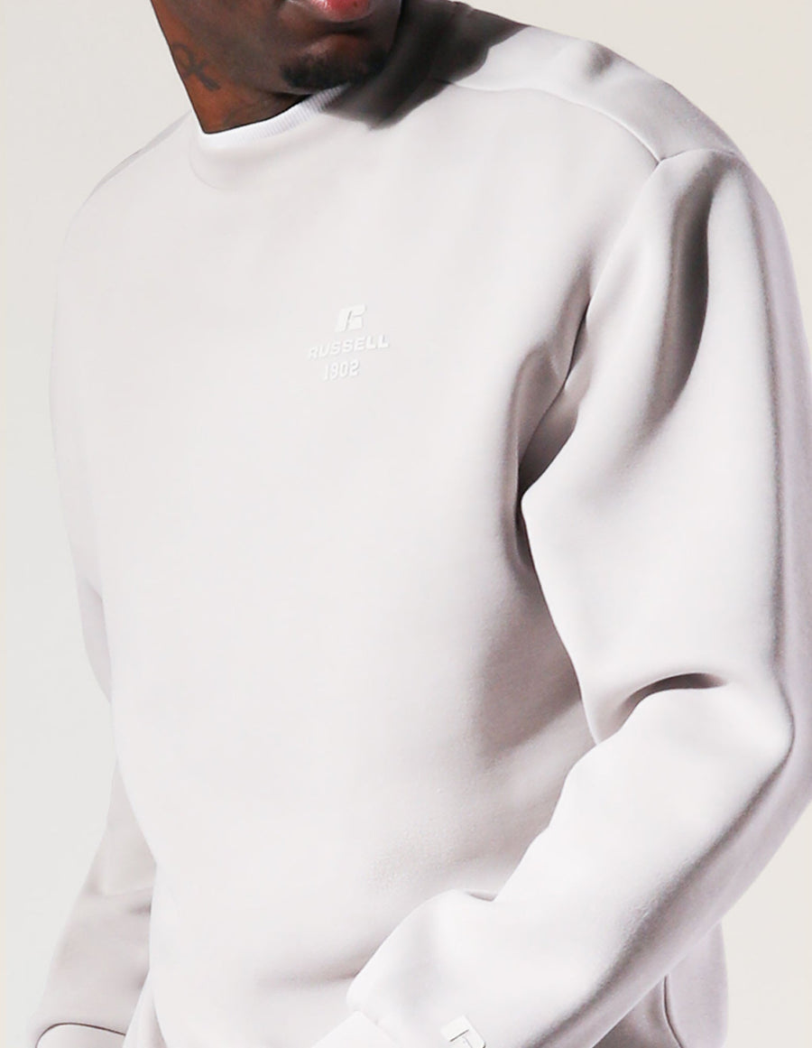 Men's R Tech Leisure 1902 Crew - Antartica White