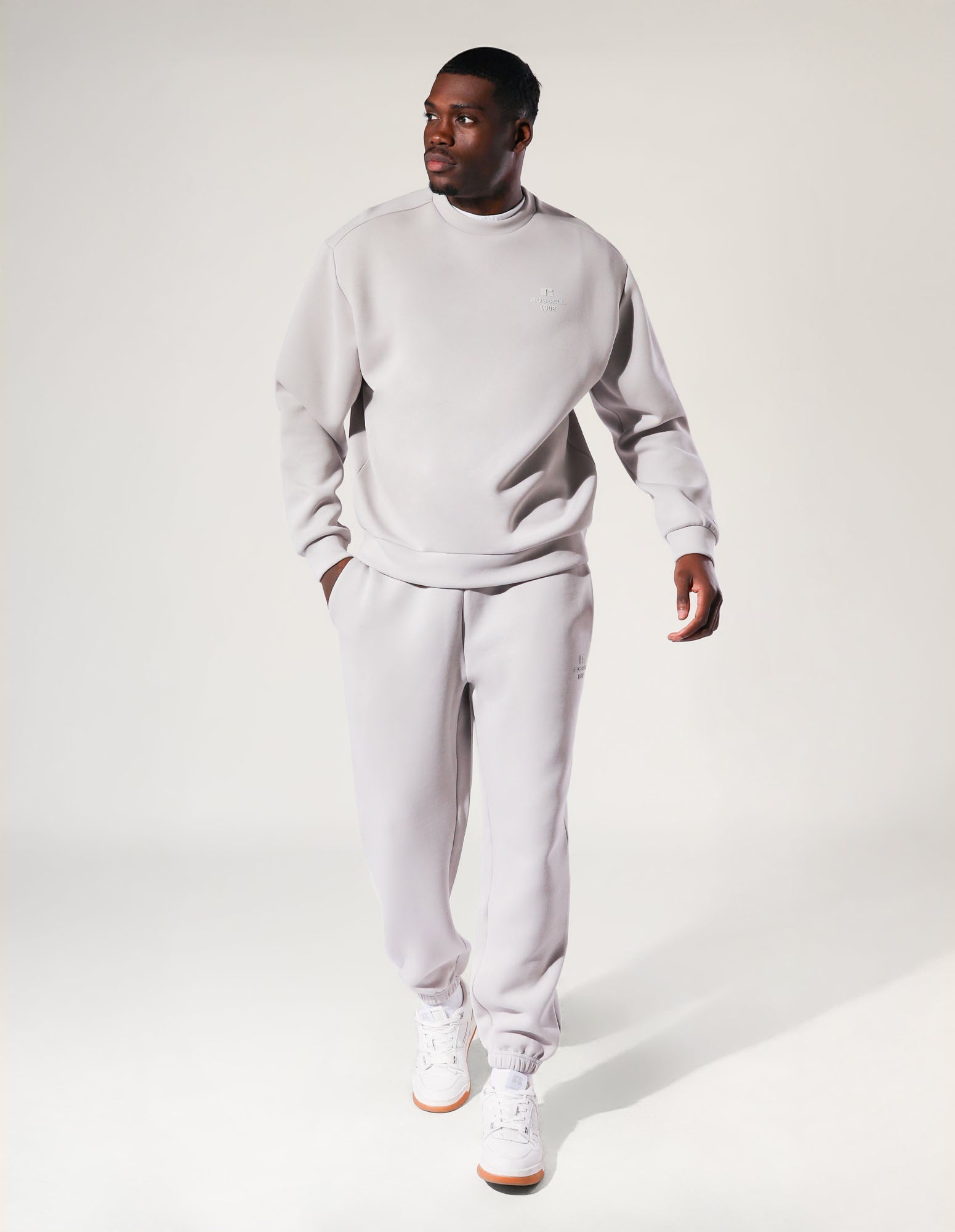 Men's R Tech Leisure 1902 Crew - Antartica White