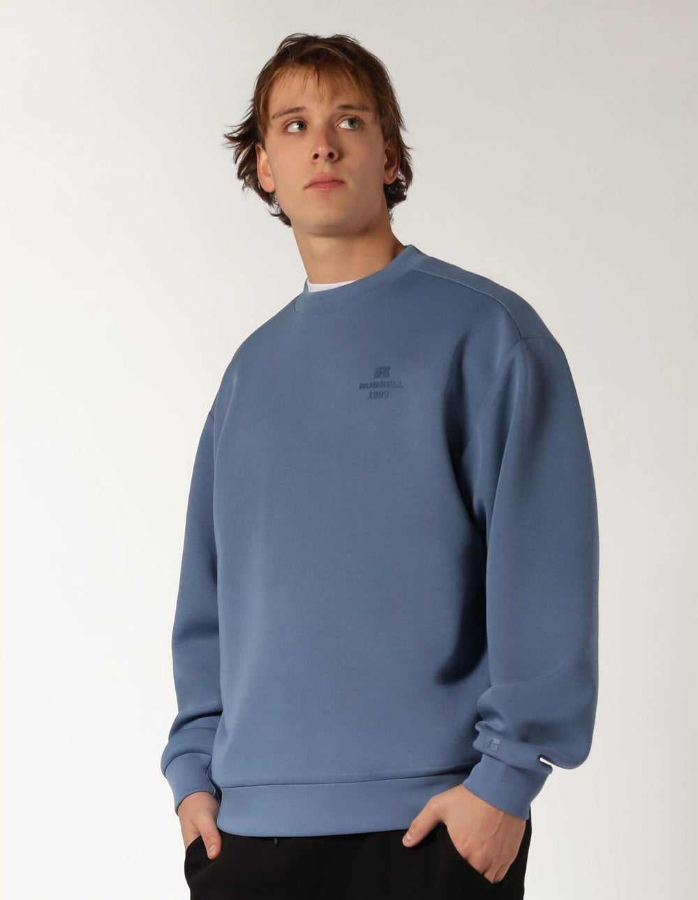 R Tech Leisure Men's Crew - Blue Mirage