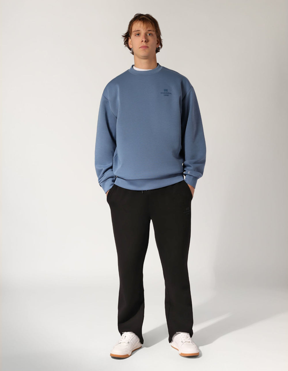 R Tech Leisure Men's Crew - Blue Mirage