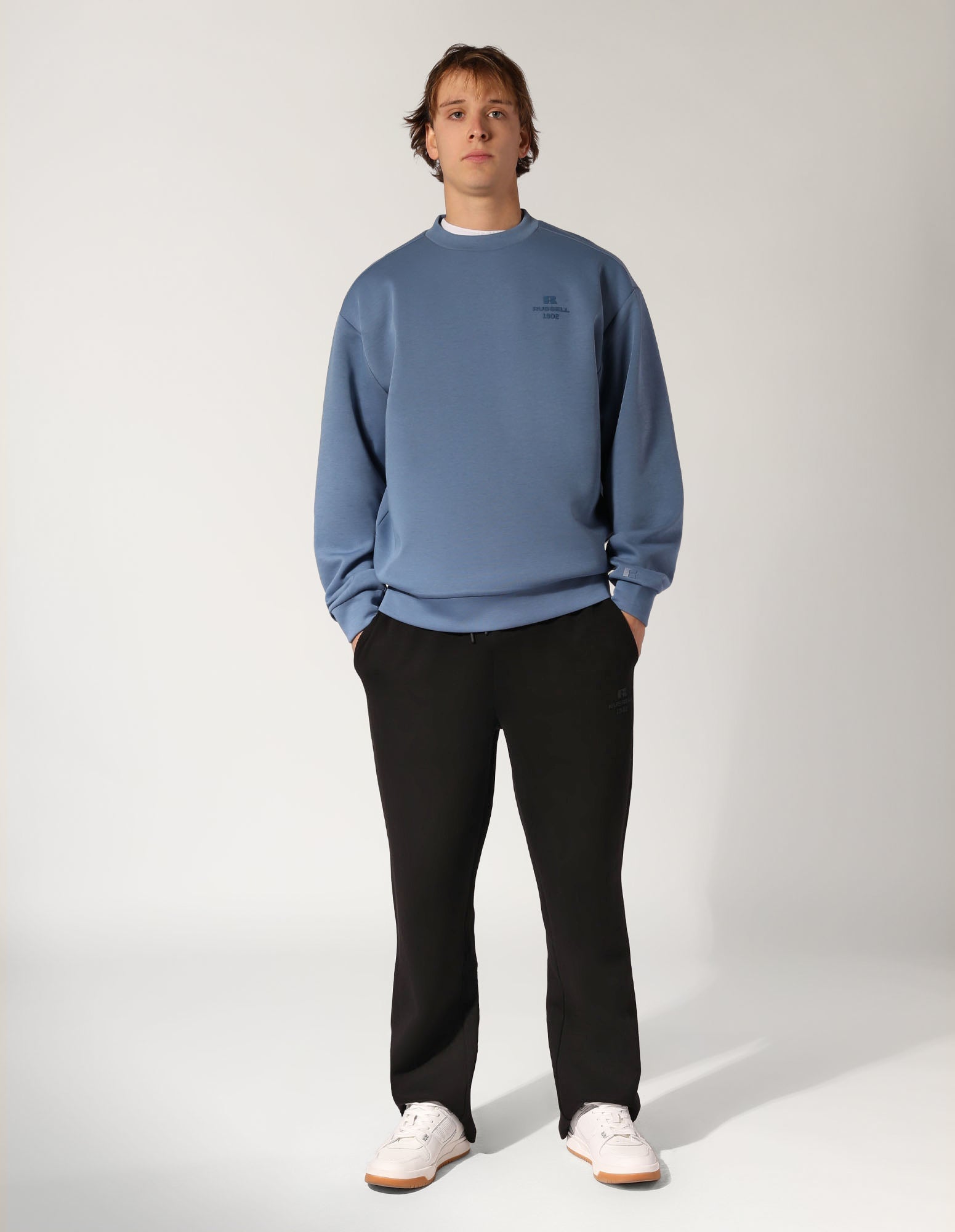 R Tech Leisure Men's Crew - Blue Mirage