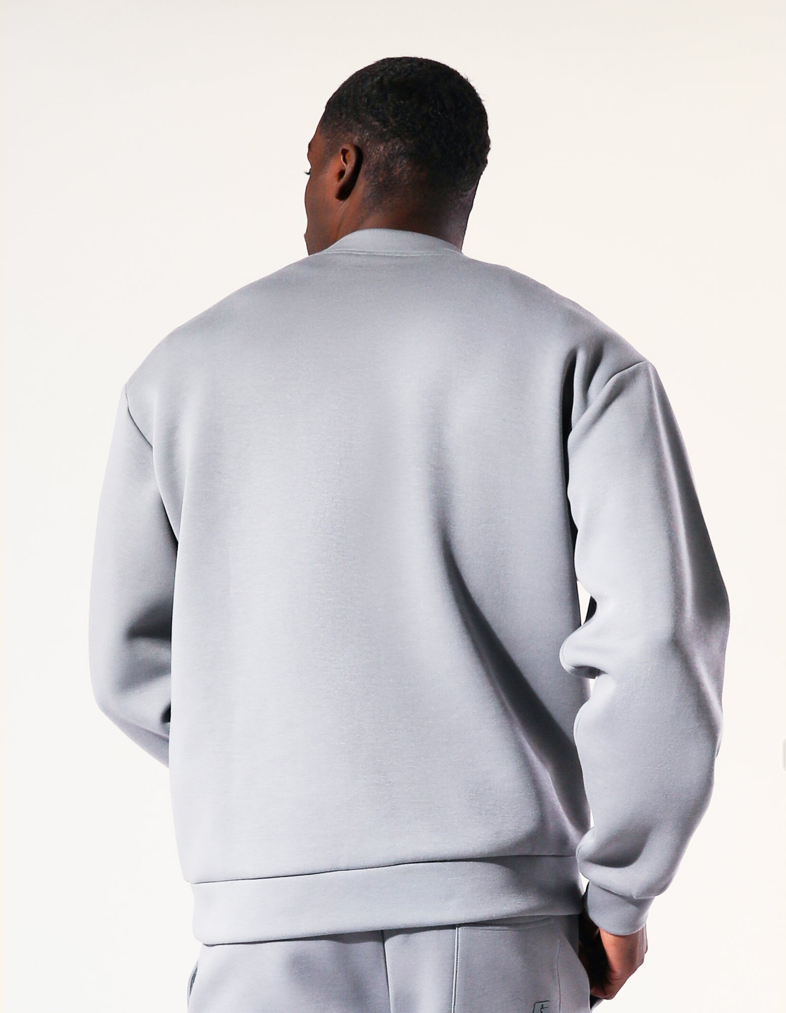 Men's R Tech Leisure Ash Grey Colour Crew