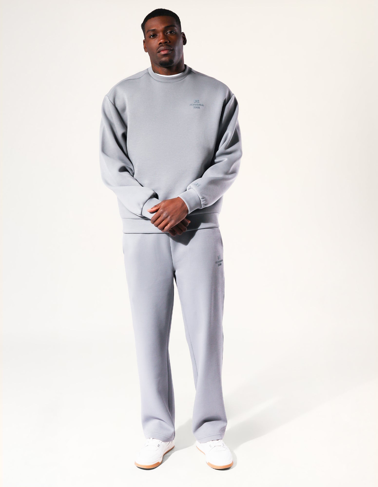 Men's R Tech Leisure Ash Grey Colour Crew