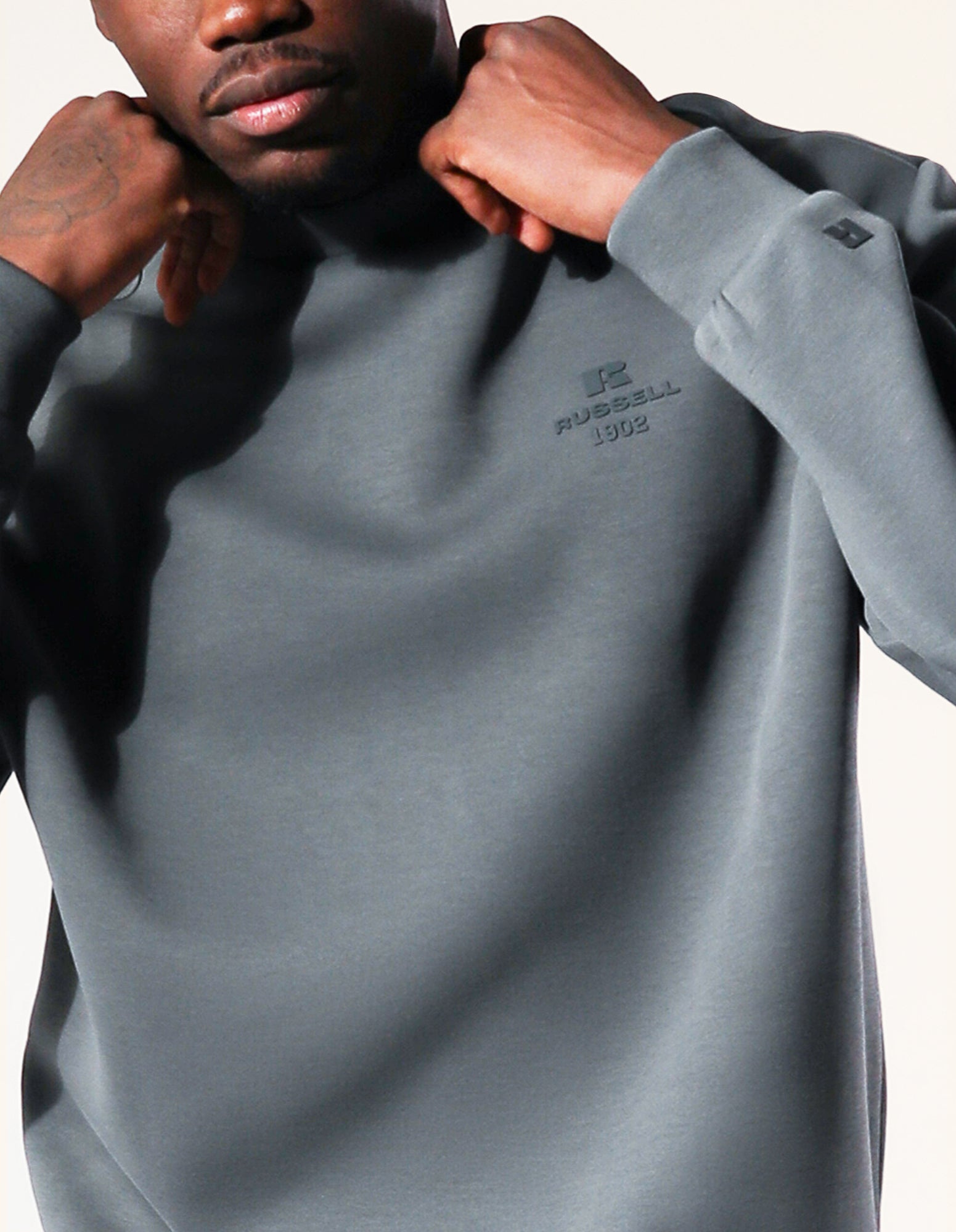 R Tech Leisure Men's Crew - Spruce