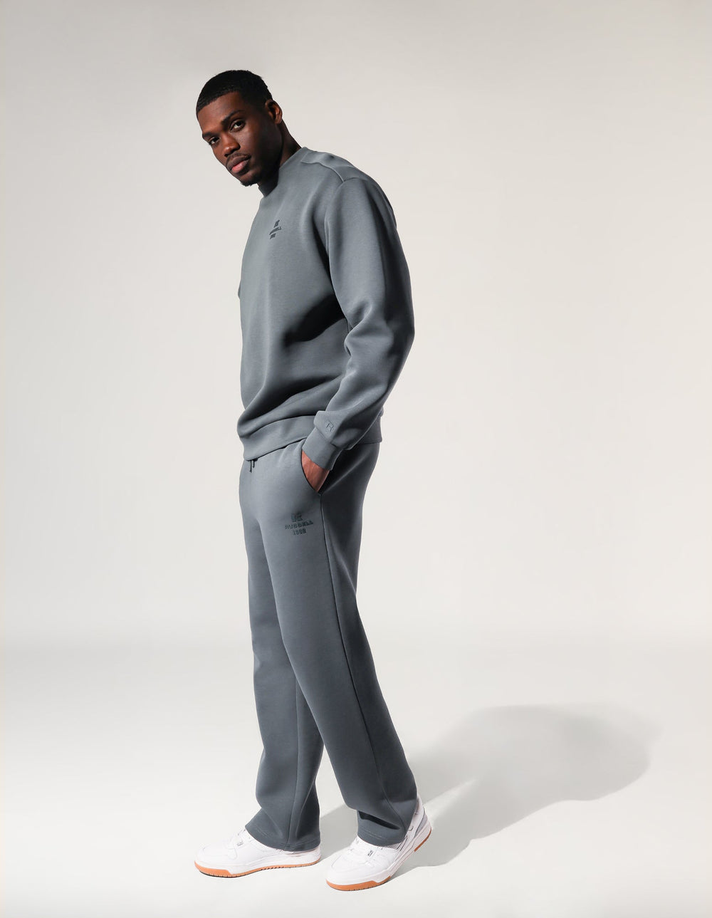 R Tech Leisure Men's Crew - Spruce