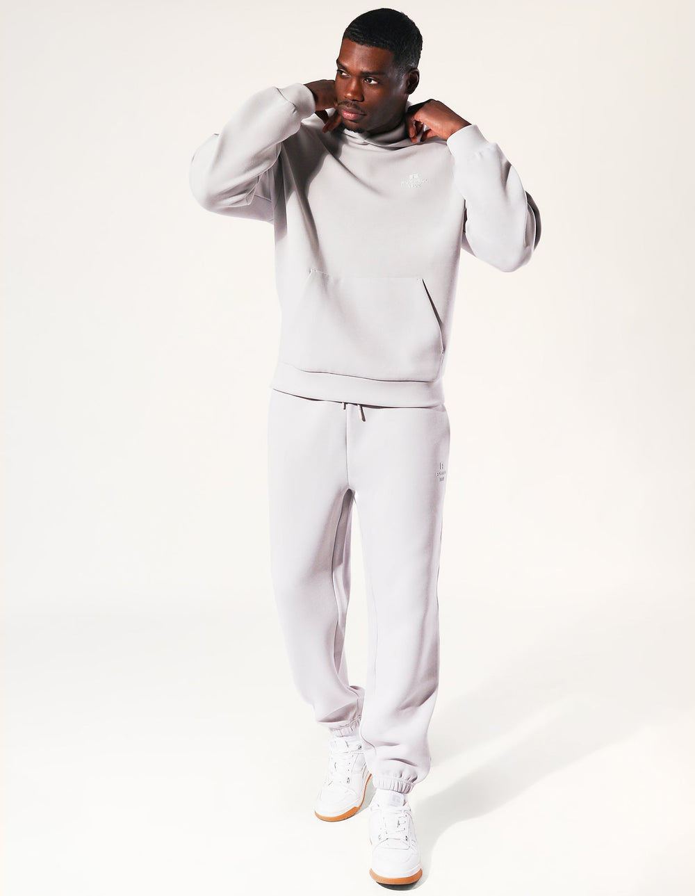 Men's R Tech Leisure 1902 Hoodie - Antarctica White Colour