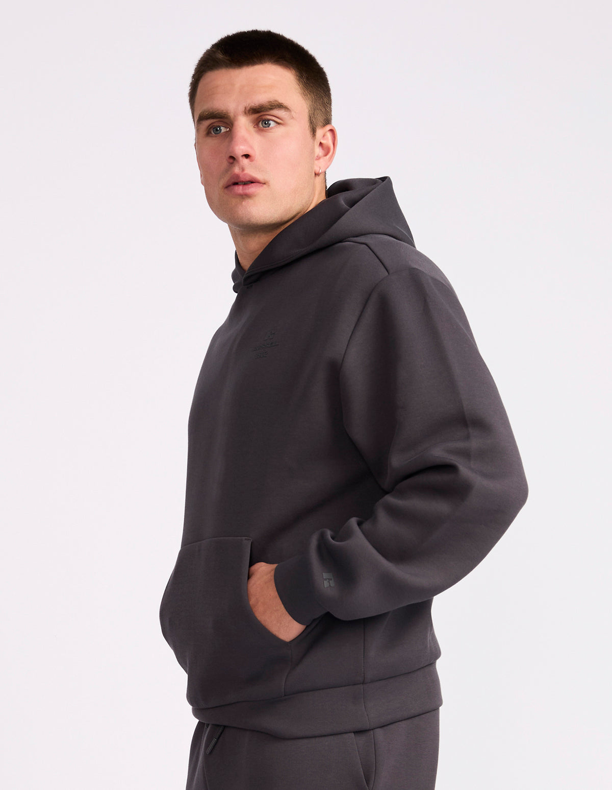 R Tech Leisure Men's Hoodie - Dark grey