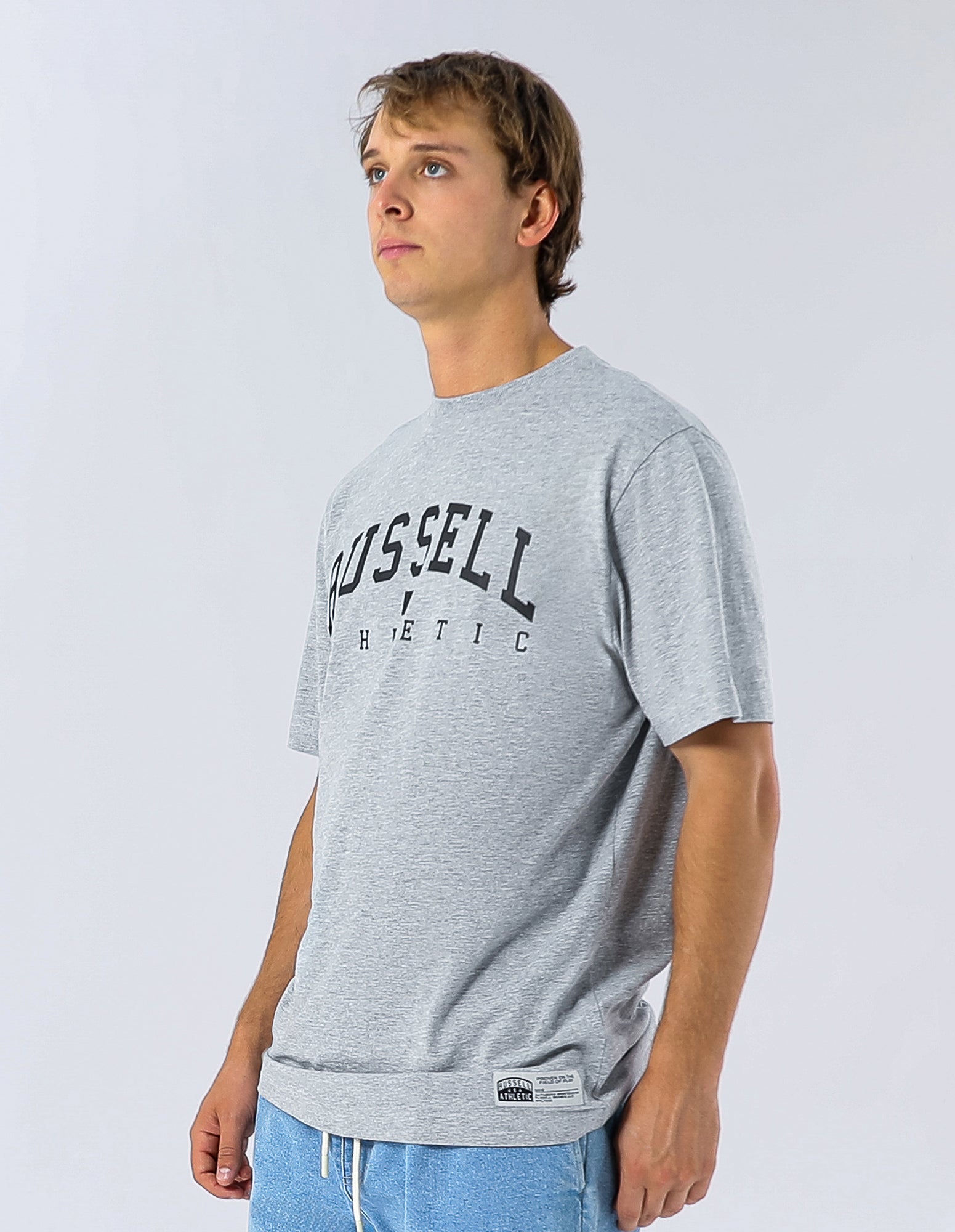 Thick And Thin Mens Tee - Grey Marle