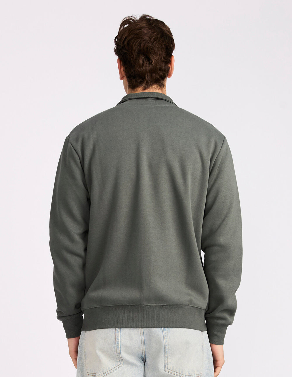 R Logo Mens Track Jacket - Spruce