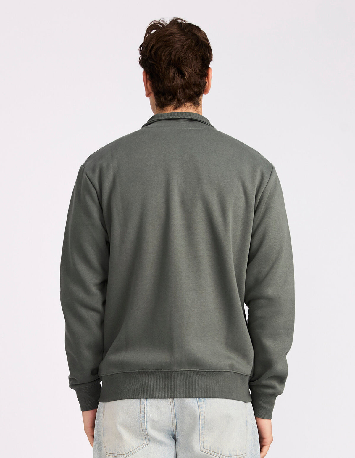 R Logo Mens Track Jacket - Spruce