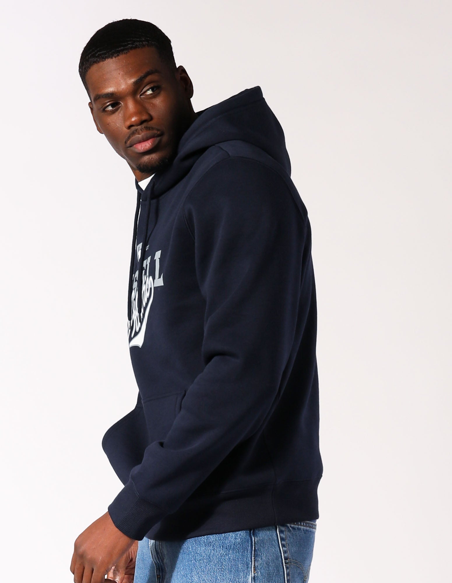 Russell Athletic Australia Brutalist Men's Hoodie - Michigan Navy True Since 1902