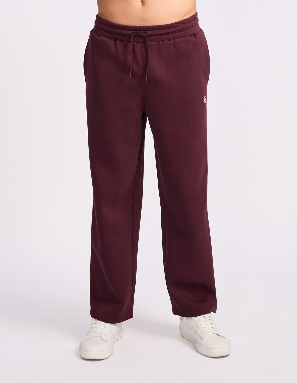 R Logo Straight Leg Mens Track Pants