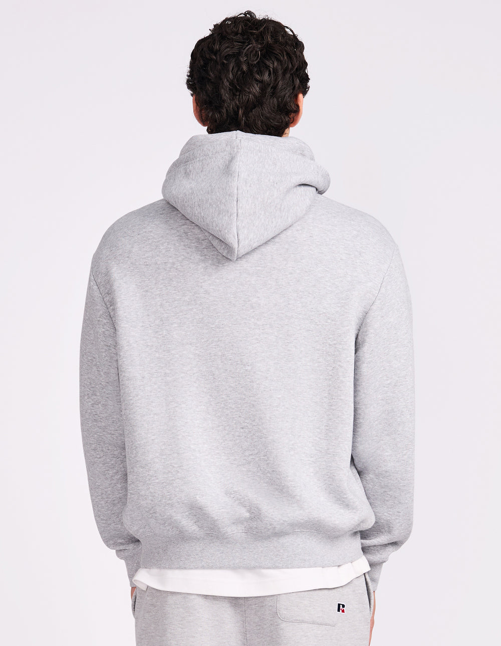 Russell Athletic Australia R Logo Crossover Men's Hoodie - Grey Marle True Since 1902