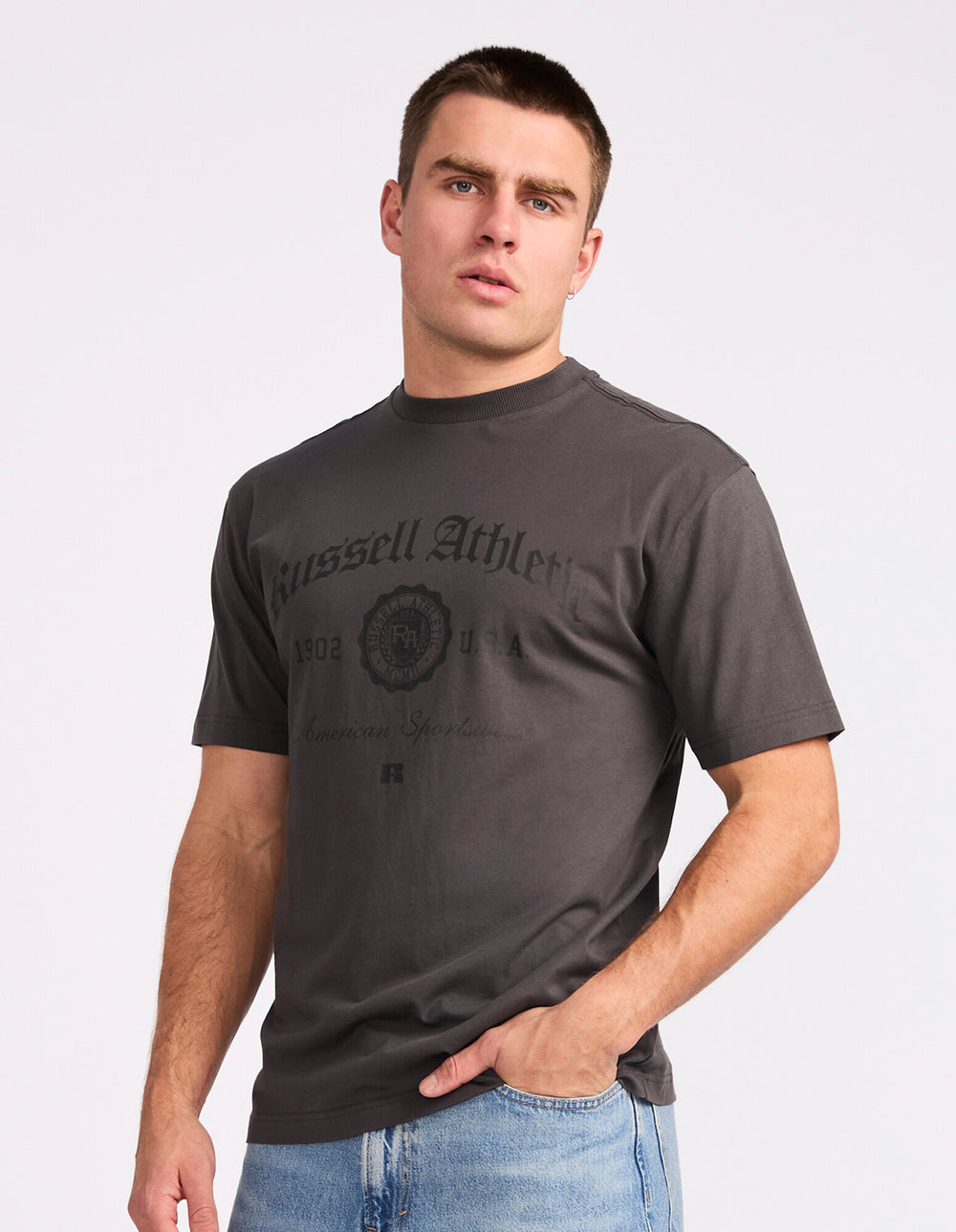 Black Letter Oversize Men's Tee
