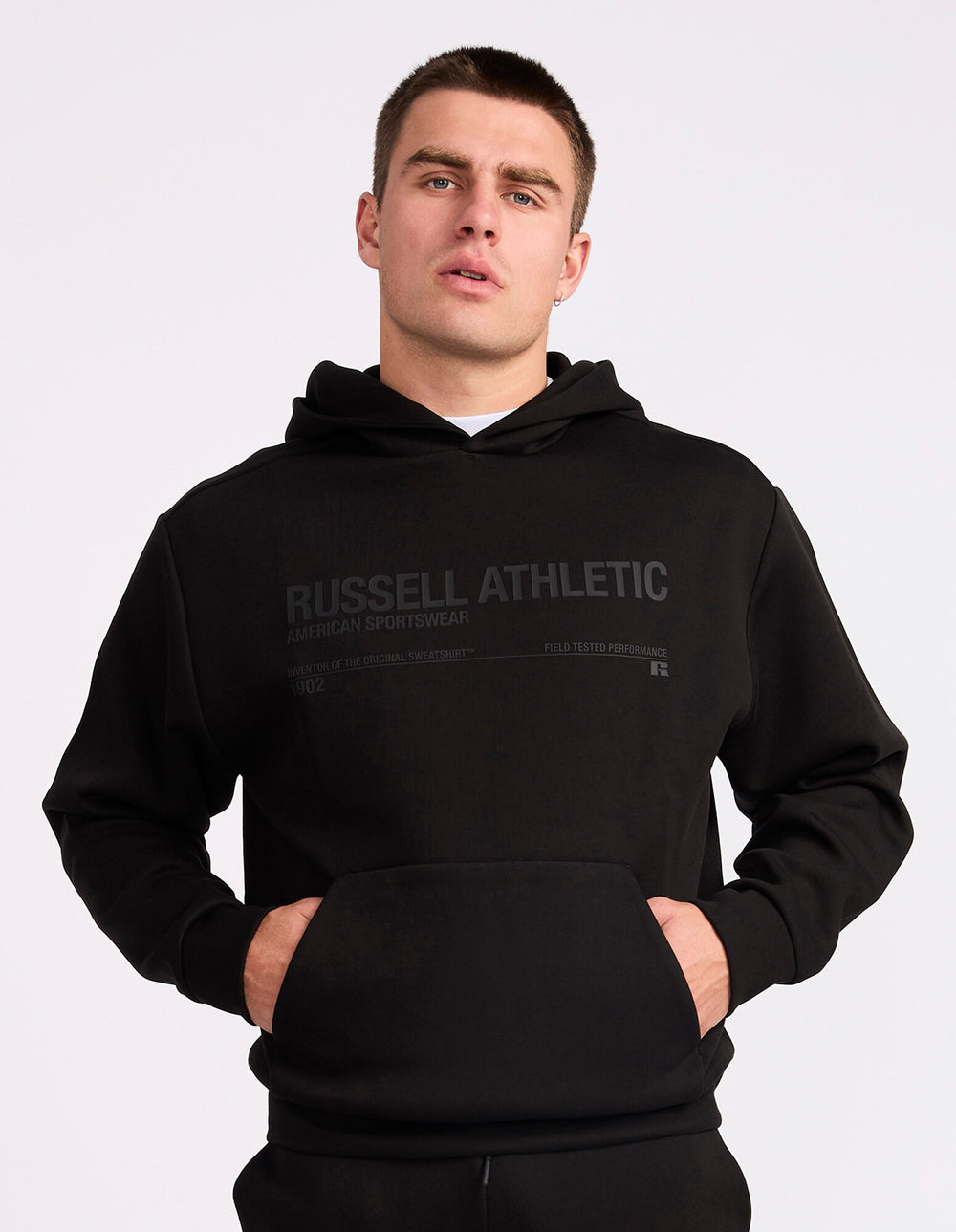 Russell Athletic Australia Helvetica Leisure Men's Hoodie True Since 1902