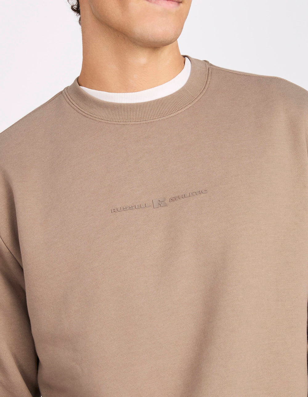 Russell Athletic Australia Brooklyn Men's Crew - Mocha True Since 1902