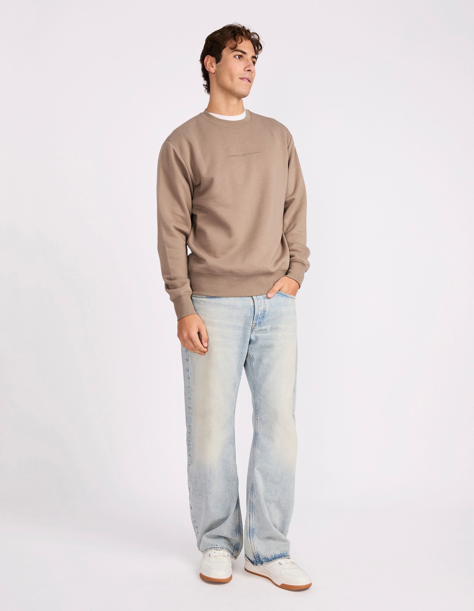 Russell Athletic Australia Brooklyn Men's Crew - Mocha True Since 1902