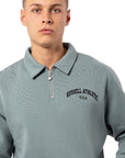 Men's Big Arch Collar 1/4 Zip - Sage