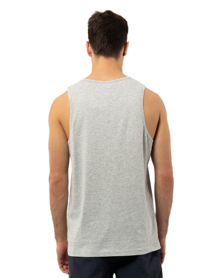Russell Athletic Australia Men's Strike Out Singlet - Grey Marle # 4