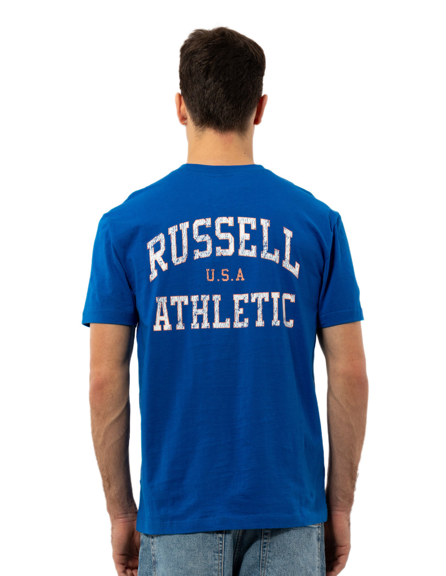 Russell Athletic Australia Men's Vintage Arch Tee - Pacific # 4