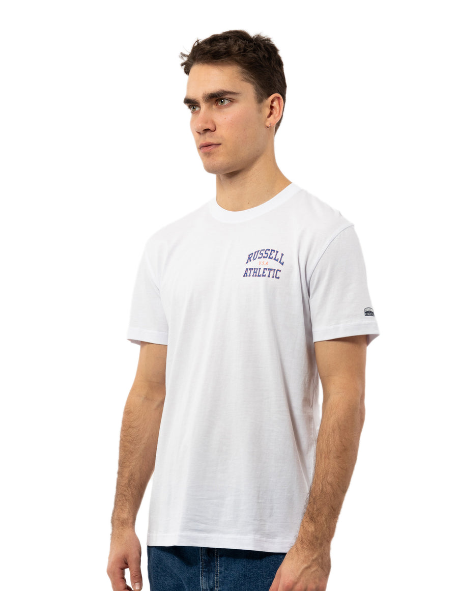 Russell Athletic Australia Men's Vintage Arch Tee - White # 5
