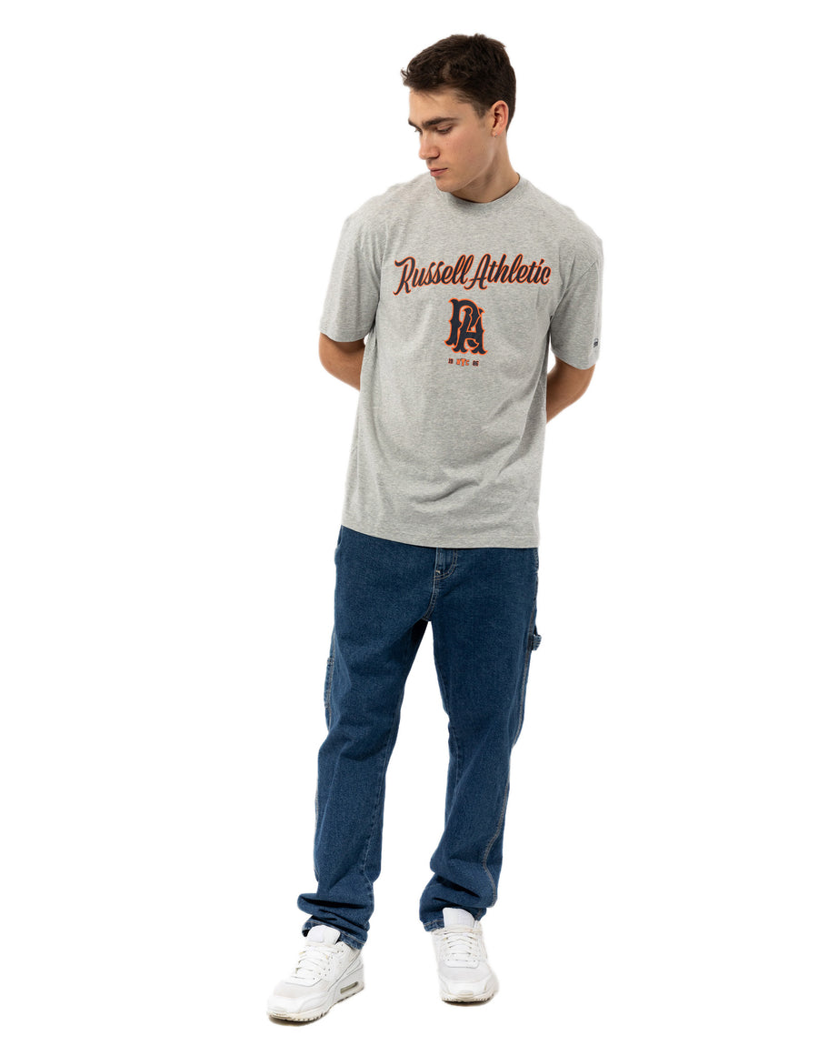 Russell Athletic Australia Men's Strike Out Tee - Grey Marle # 3