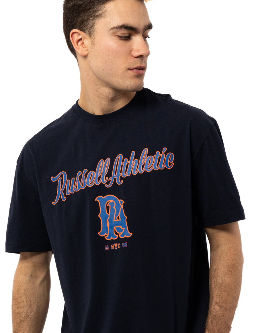 Russell Athletic Australia Men's Strike Out Tee - Michigan Navy # 2
