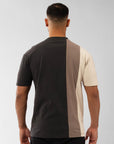 Men's Tri Panel Tee - Mud