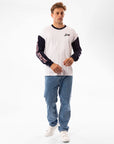 Men's University Long Sleeve Tee - White