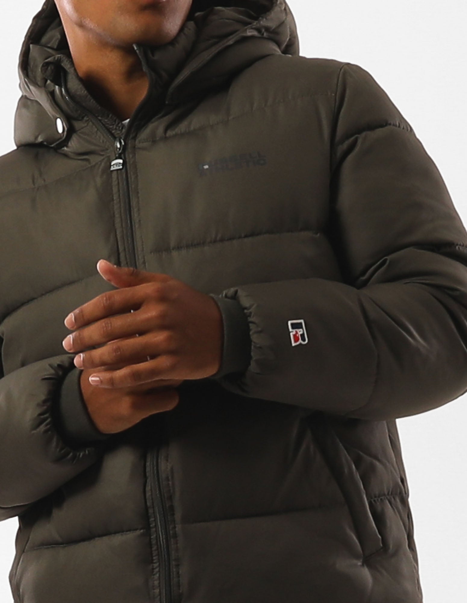 Russell Athletic Australia Men's Hampton Puffer Jacket - Olive True Since 1902