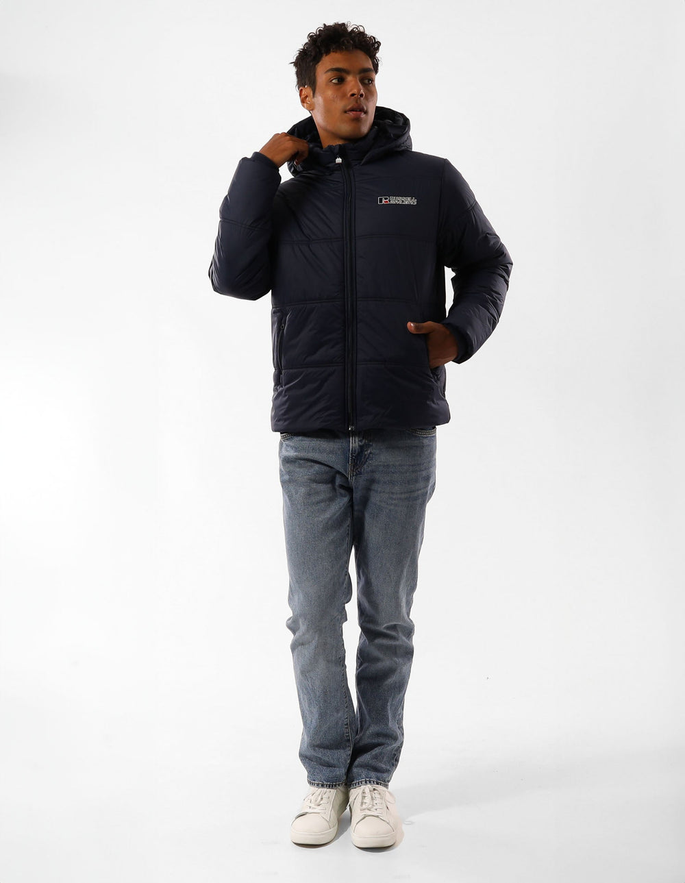 Russell Athletic Australia Men's Lewis Puffer Jacket - LA Navy True Since 1902