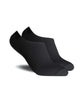 Classic No Show Socks 3 Pack - Black