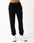 Russell Athletic Australia Women's Heritage Arch Baggy Track Pants - Black True Since 1902