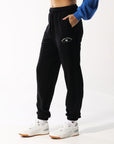 Russell Athletic Australia Women's Heritage Arch Baggy Track Pants - Black True Since 1902