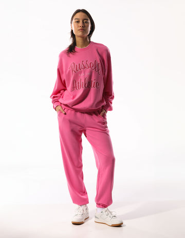 Women's Annie Oversized Crew - Pink Cosmos - Image #4