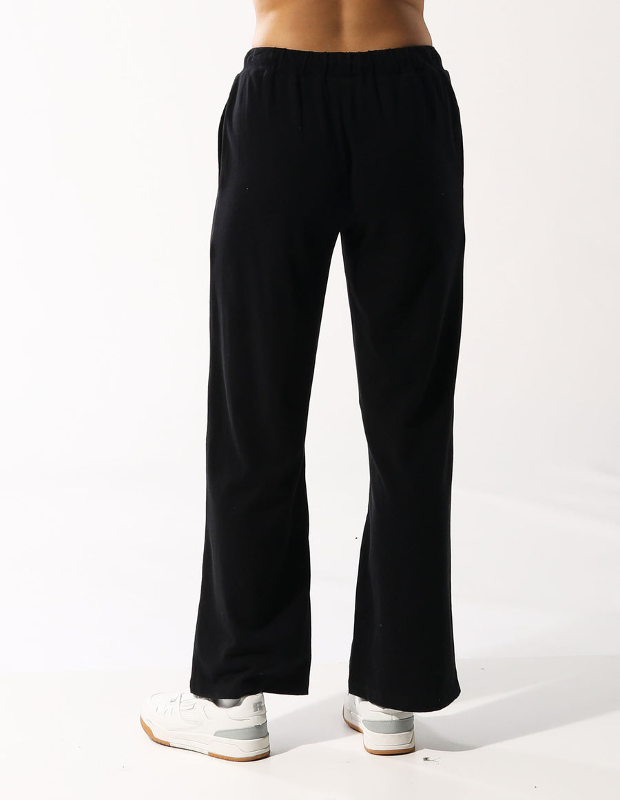 Women's Daphne Open Leg Pant - Black