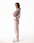 Women's R Logo Track Pants - Pale Lilac Pink