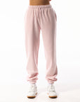 Women's R Logo Track Pants - Pale Lilac Pink