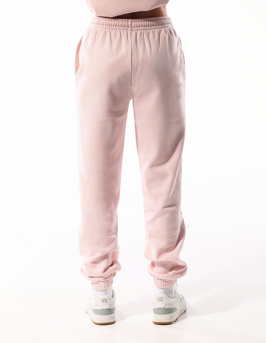 Women's R Logo Track Pants - Pale Lilac Pink