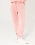 Women's R Logo Elastic Cuff Track Pants - Quartz Pink