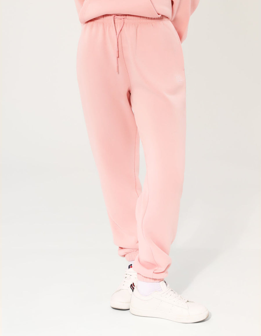 Women's R Logo Elastic Cuff Track Pants - Quartz Pink