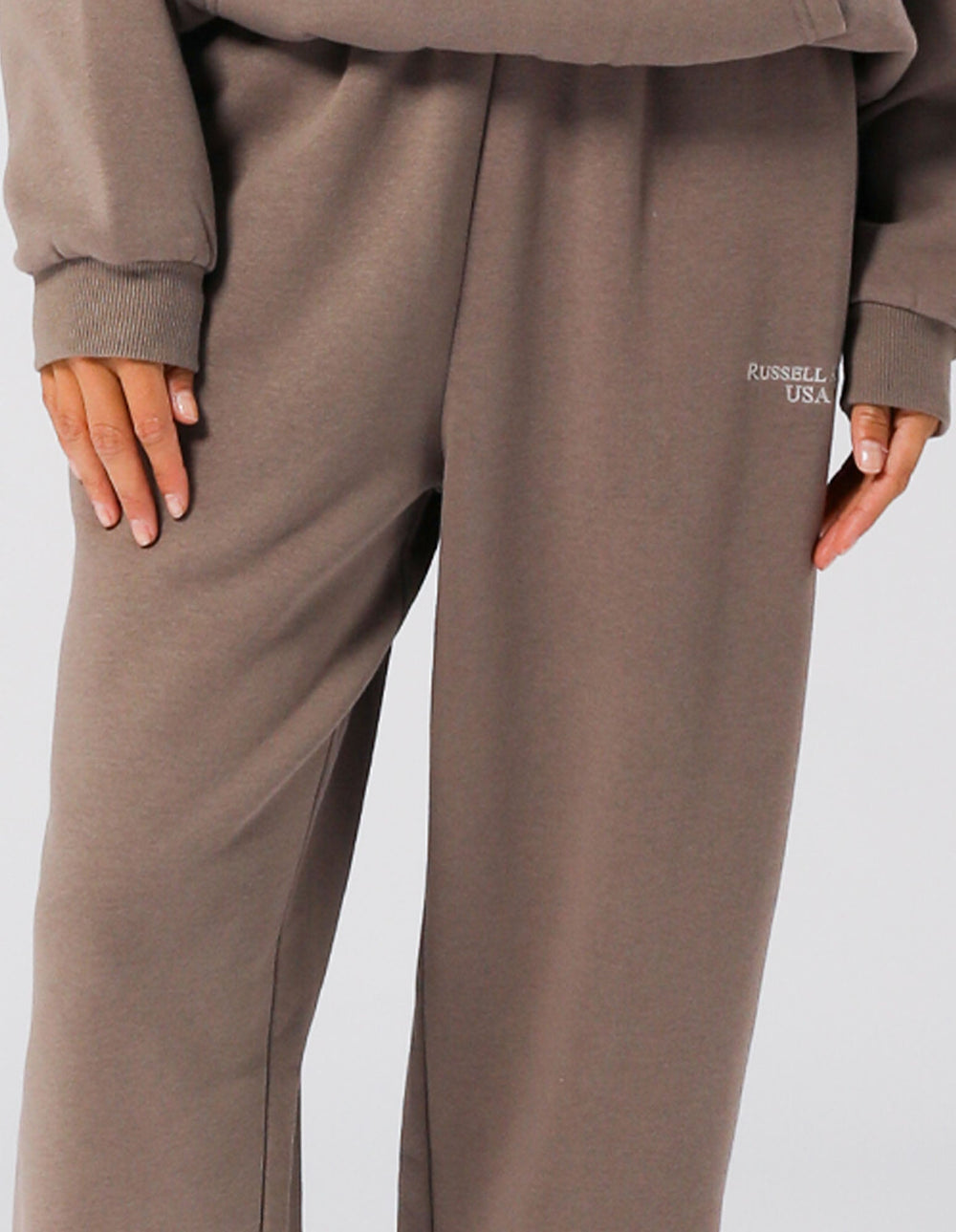 Russell Athletic Australia Womens USA 1902 Trackpant - Mocha True Since 1902