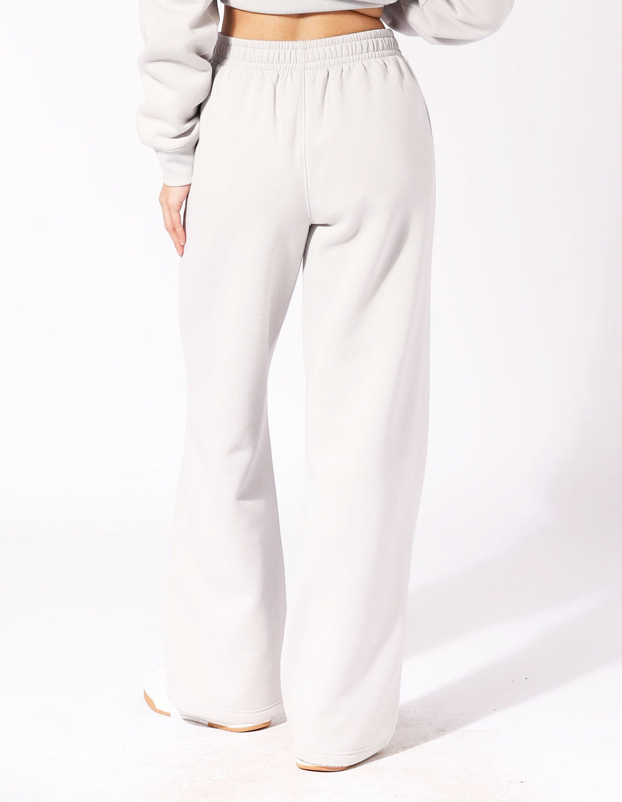 Russell Athletic Australia Women's R Logo Wide Leg Pant - Antarctica White True Since 1902