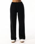 Russell Athletic Australia Women's R Logo Wide Leg Pant - Black True Since 1902