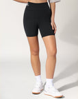 Women's R Logo Bike Short - Black