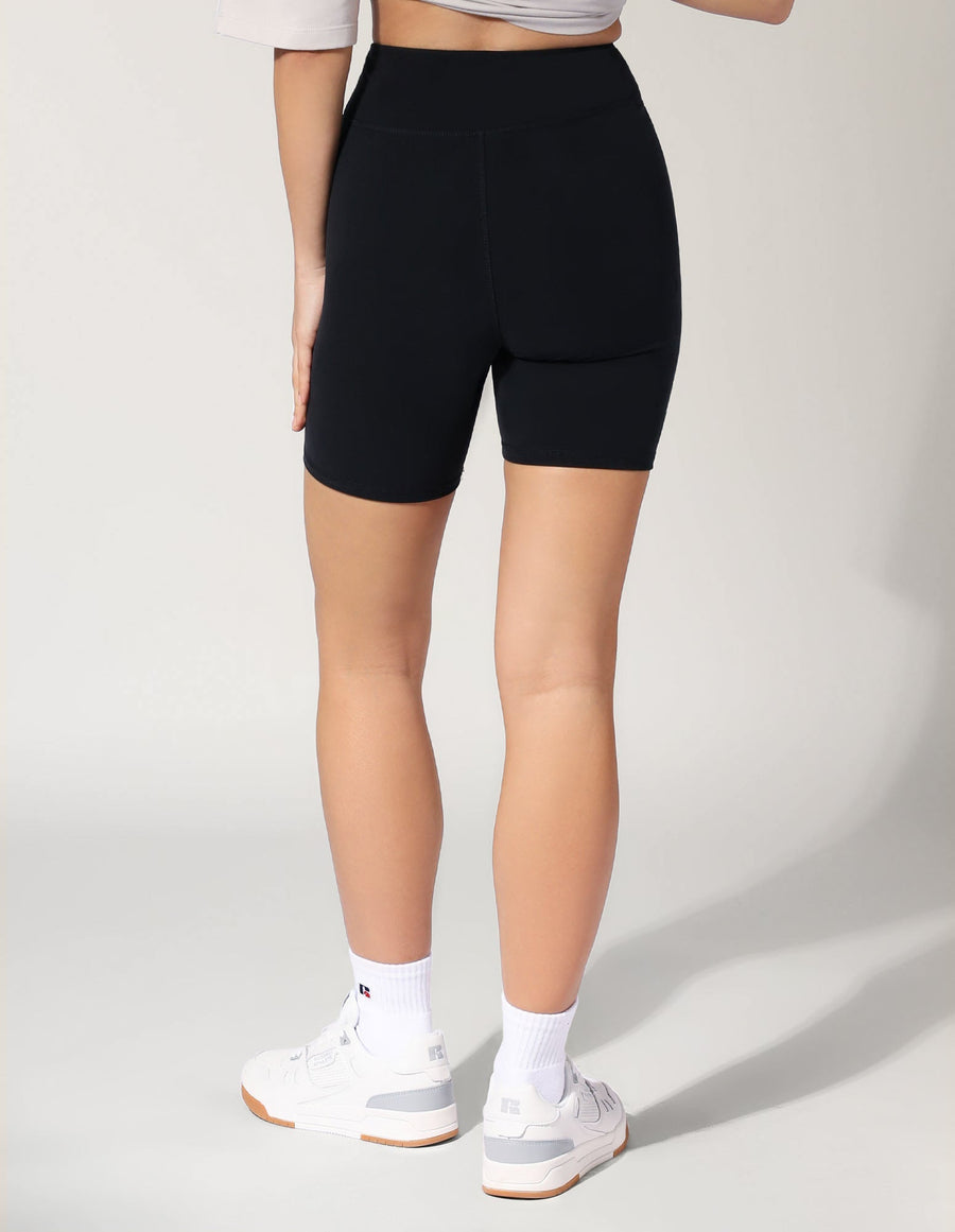 Women's R Logo Bike Short - Black