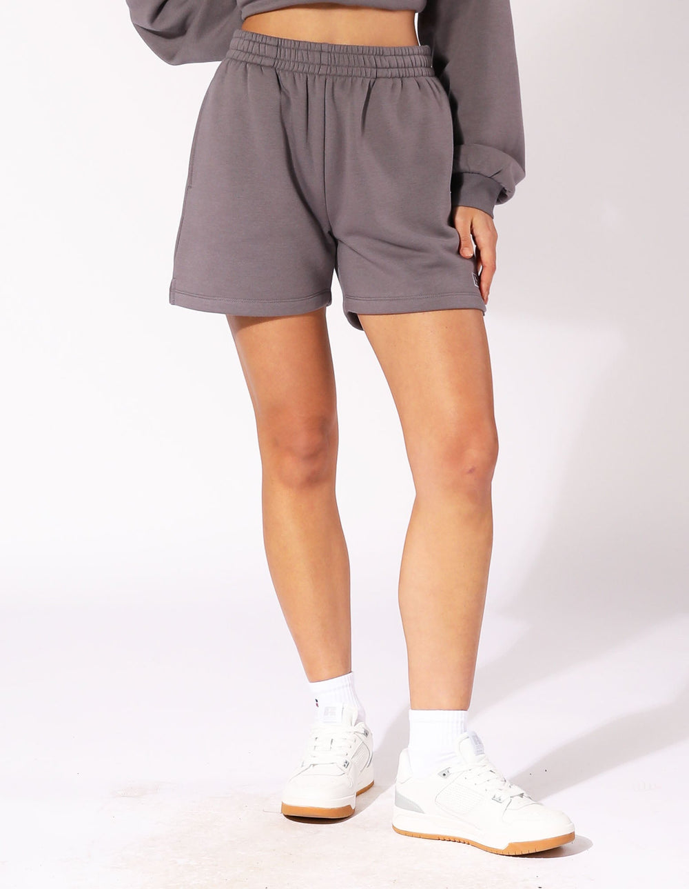 Women's R Logo Shorts - Shadow