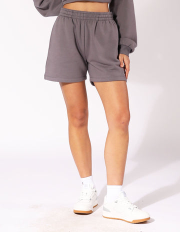 Women's R Logo Shorts - Shadow